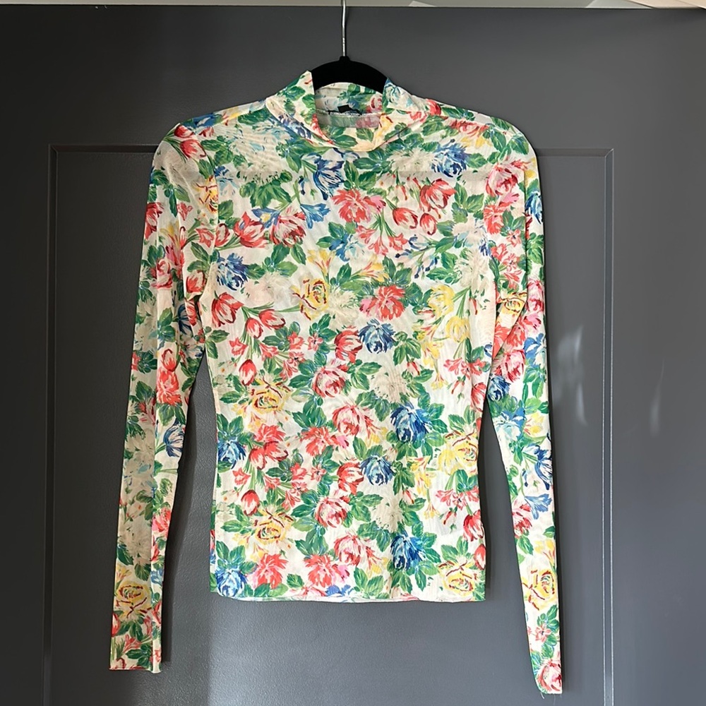 Floral Long Sleeve Top